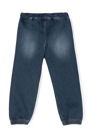 jeans in cotone denim PALM ANGELS KIDS | PBYB004F24DEN0014545